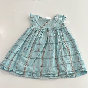 Jamie and Jack Blue Plaid Dress 18-24m